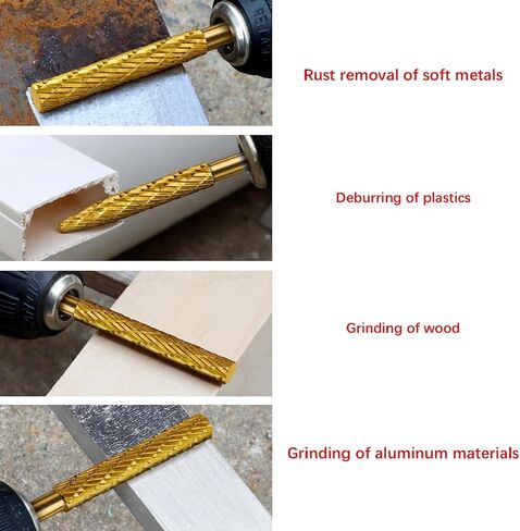 مجموعة مثاقب كربيد مطلية بالتيتانيوم من ACCUFINE لقمة إزالة الأزيز الخشبية ومثاقب قطع الخشب لقم مثقاب كربيد للأخشاب 9 قطعة in Kuwait