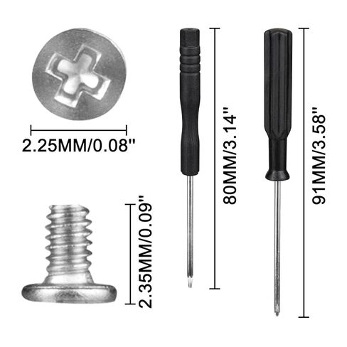 مجموعة براغي إكسسوارات النظارات لنظارات Ray Ban Meta Wayfarer وSkyler وHeadliner Gen 1/2 وOakley Meta HSTN (متوافقة فقط مع نظارات الذكاء الاصطناعي المذكورة أعلاه) - تتضمن 8 براغي من الفولاذ المقاوم للصدأ in Kuwait