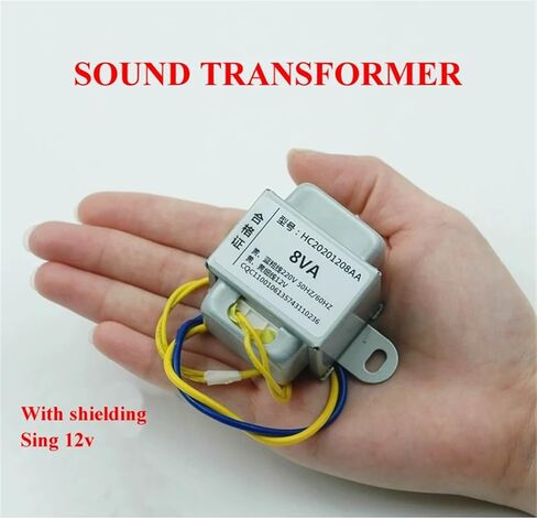 Shielding Transformer 12V Suitable for: Remote Control Board,Level Meter VU Meter,Power Amplifier Protection Board in Saudi Arabia