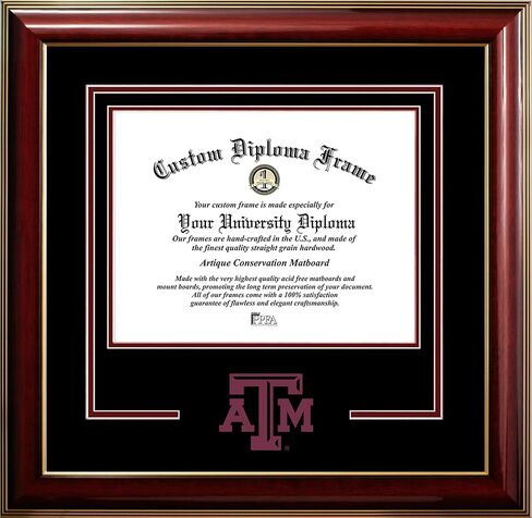 Campus Images Texas A&M Aggies 16w x 12.5h Classic Spirit Logo Diploma Frame in Saudi Arabia
