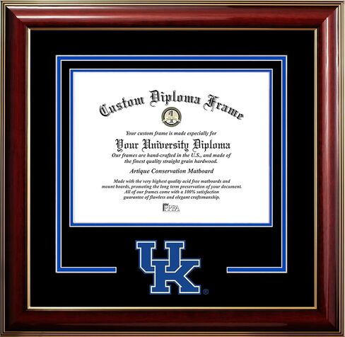 إطار دبلومة شعار Kentucky Wildcats مقاس 11 عرض × 8.5 ارتفاع in Saudi Arabia