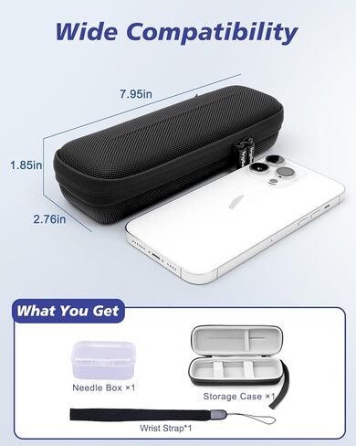 حقيبة مستلزمات مرض السكري من كريبثوس، حقيبة حمل صلبة للسفر لجهاز قياس السكر في الدم، قلم الأنسولين، الحقنة، المشارط، جهاز الوخز والمزيد، حقيبة تنظيم تخزين محمولة لمجموعة اختبار مرض السكري in Kuwait