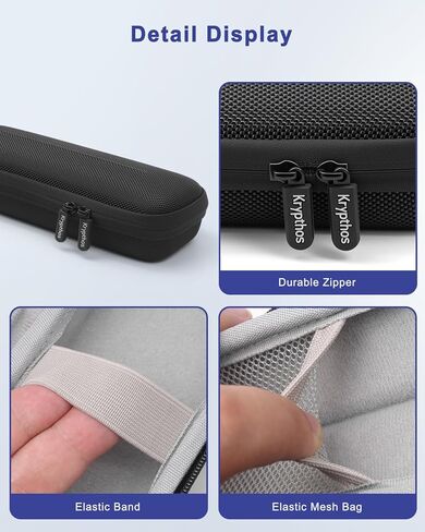 حقيبة مستلزمات مرض السكري من كريبثوس، حقيبة حمل صلبة للسفر لجهاز قياس السكر في الدم، قلم الأنسولين، الحقنة، المشارط، جهاز الوخز والمزيد، حقيبة تنظيم تخزين محمولة لمجموعة اختبار مرض السكري in Kuwait