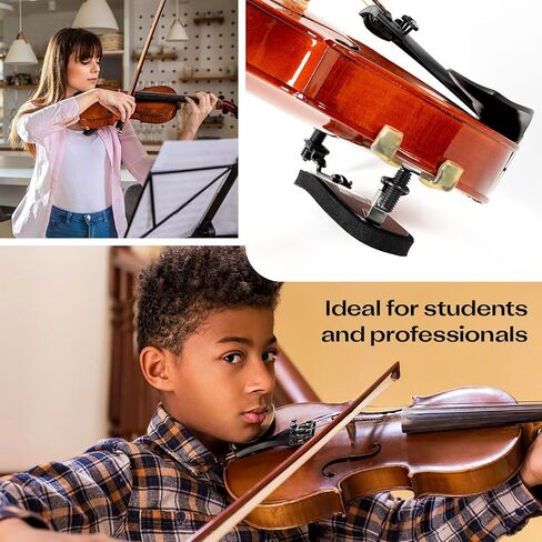 Wolf Forte Secondo Violin Shoulder Rest | Fits 3/4-4/4 Size | Height & Width Adjustable | Ergonomic Design in Saudi Arabia