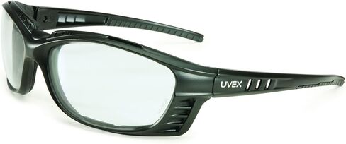 نظارات Uvex Honeywell Home UVEX من S2600HS Livewire محكمة الغلق الآمنة مع إطار أسود غير لامع، وعدسة شفافة وطلاء عدسة مضاد للضباب من Hydro Shield in Saudi Arabia