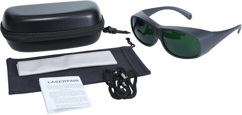 نظارات حماية الليزر LaserPair عالية الحماية 900-1100nm OD8+ DIN4 لليزر الليفي واللحام بالليزر المحمول (الطراز: LP-ADY-3) in Kuwait