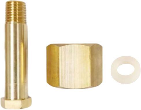 CGA 320 NPT1/4 Adapters Nut Set with Sealing Gaskets for Carbon Dioxide Cylinder Regulator Pressure Reducers Fitting Professional Brass Valves Nut Connection in Saudi Arabia