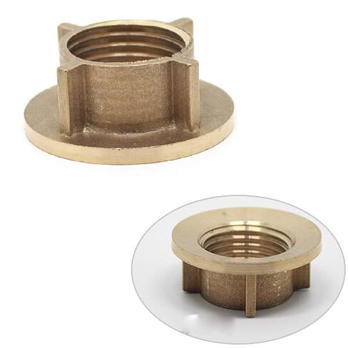 3 Pack Kitchen Faucet Lock Nut with 1/2 Inch PT Female Thread Heavy Duty Brass Fixture Locknut for Kitchen Sink Water Tap Plumbing Connection Bathroom Faucet Portable Dishwasher Water Heater in Saudi Arabia