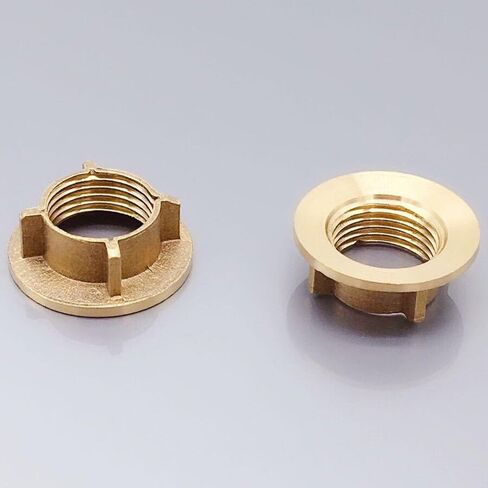 3 Pack Kitchen Faucet Lock Nut with 1/2 Inch PT Female Thread Heavy Duty Brass Fixture Locknut for Kitchen Sink Water Tap Plumbing Connection Bathroom Faucet Portable Dishwasher Water Heater in Saudi Arabia