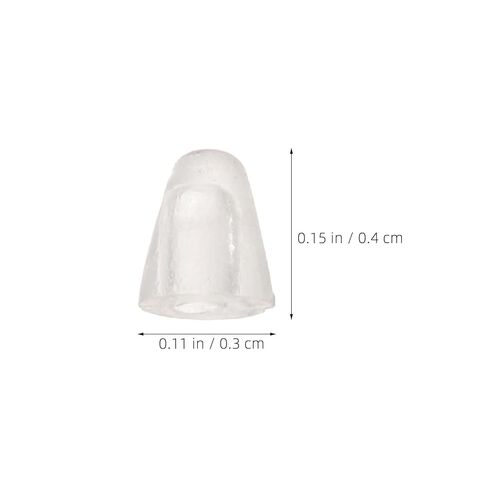 2400pcs Rimless Eyeglass Screw Cap - Silicone Screw Protector Clear Anti-Loss Replacement Covers Eyewear Accessories for Glasses Repair in Kuwait