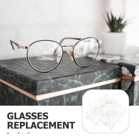 2400pcs Rimless Eyeglass Screw Cap - Silicone Screw Protector Clear Anti-Loss Replacement Covers Eyewear Accessories for Glasses Repair in Kuwait