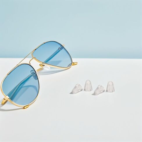 2400pcs Rimless Eyeglass Screw Cap - Silicone Screw Protector Clear Anti-Loss Replacement Covers Eyewear Accessories for Glasses Repair in Kuwait