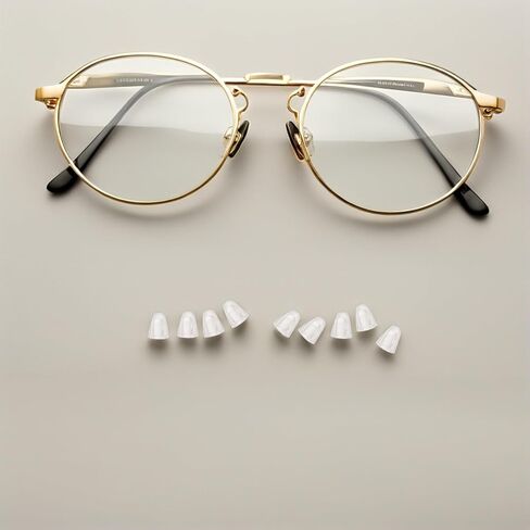 2400pcs Rimless Eyeglass Screw Cap - Silicone Screw Protector Clear Anti-Loss Replacement Covers Eyewear Accessories for Glasses Repair in Kuwait