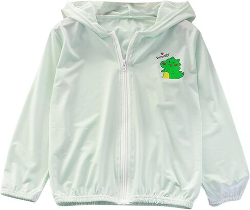 Girls Rash Guard Lightweight SPF UV Shirts UPF 50+ Sun Protection Hoodie Jackets Cute Printed Jacket Summer Fashion in Saudi Arabia