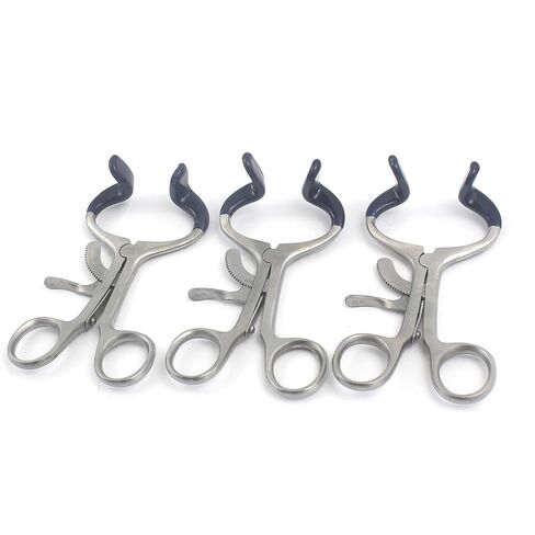 OdontoMed2011® مجموعة جديدة من 3 قطع O.r Molt Mouth Gag Blue 3.5 "أداة طب الأسنان مع أنابيب السيليكون ODM in Saudi Arabia