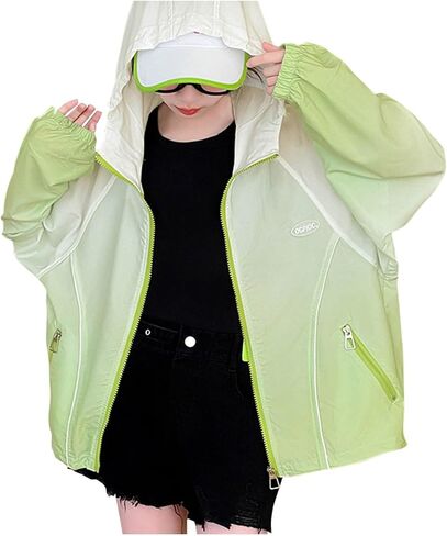 Sun Shirts for Girls Lightweight SPF UV Shirt Rash Guard UPF 50+ Sun Protection Hoodie Jackets Summer Going Out Clothes in Saudi Arabia