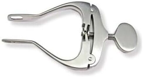 كمامة فم القوارض قابلة للتعديل من الفولاذ المقاوم للصدأ بفتحة طويلة 5 بوصات وفتحات خد القوارض 2 بوصة لفتحات فم الثدييات الصغيرة في طب الأسنان والتي تم تصميمها لتكون سهلة الاستخدام لجميع الأطباء البيطريين. in Kuwait