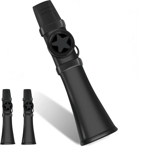 Premium Kazoo 3 Pcs, Upgraded Kazoo No Membrane Replacement Easy to Learn Musical Instruments Great Sound Solo Play Fun Kazoos for Guitar, Ukulele, Piano, Unique Gift for All Ages in Kuwait