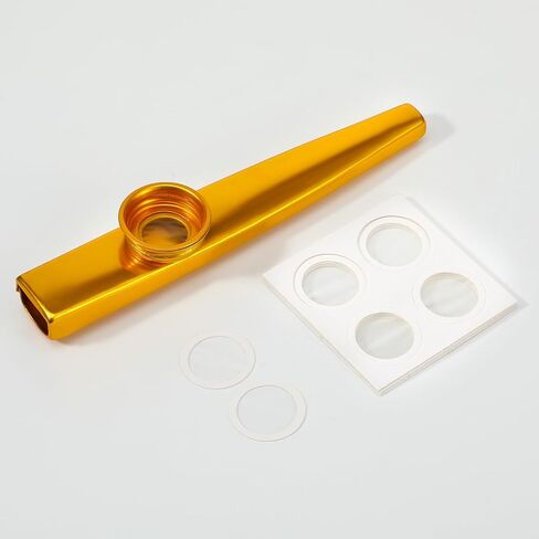 24 Pack Kazoos Bulk, Metal Kazoo with 24 Pcs Kazoos Flute Diaphragms 6 Colors Musical Kazoo Instruments for Music Lover, Beginners, Playing withh Ukulele, Violin, Guitar, Piano Keyboard in Saudi Arabia