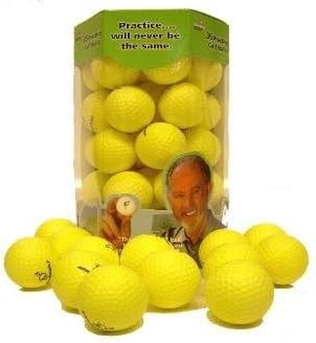 عبوة إعادة تعبئة كرة تدريب الجولف تقريبًا 36 - أصفر in Kuwait