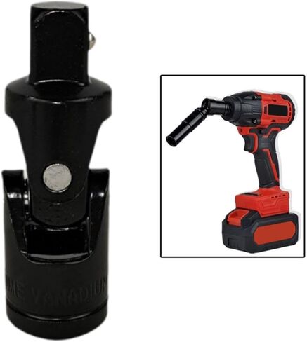 Generic 1/2 inch Universal Joint Socket Impact Driver Tool for Automotive Use, 90 Degree in Saudi Arabia