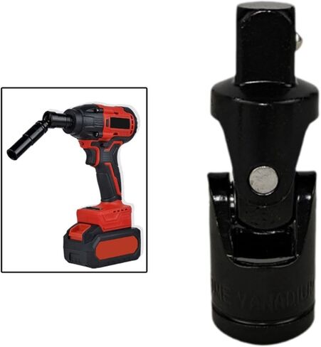 Generic 1/2 inch Universal Joint Socket Impact Driver Tool for Automotive Use, 90 Degree in Saudi Arabia