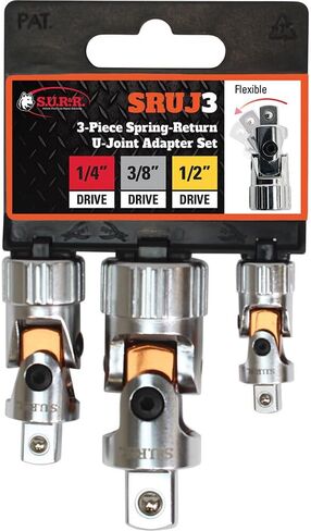 S.U.R.&R. - SRUJ3 3-Piece 3/8 Female Spring-Return U Joint AD in Saudi Arabia
