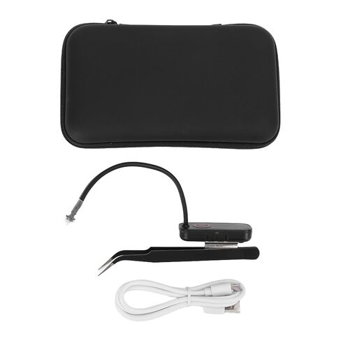 Eyelash Extension Light, Bendable Flexible Hose LED Curing Light, 1W 405nm Wavelength with Touch Control & Tweezers, Ideal for Eyelash Application in Kuwait