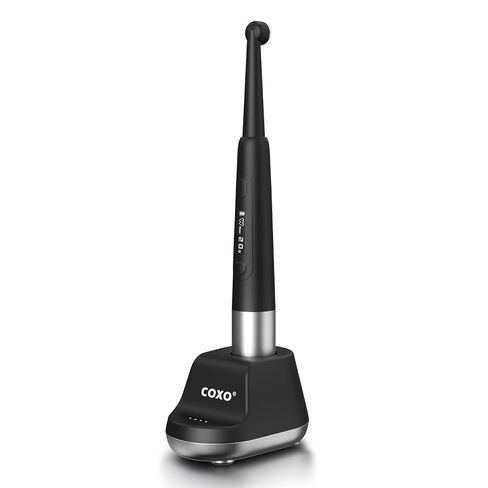 Coxo 5 in 1 LED Curing Light Wireless مع كاشف التسوس، 3000 ميجاوات/سم²، يُباع بواسطة JMU (أسود، #DB686 Halo) in Saudi Arabia