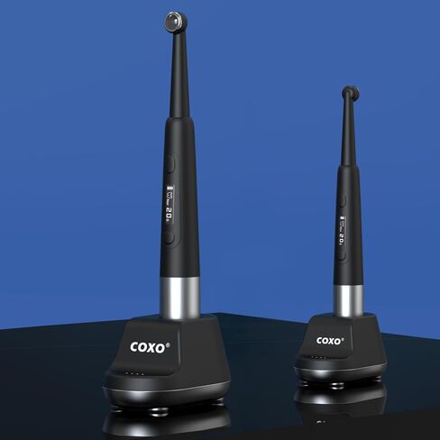 Coxo 5 in 1 LED Curing Light Wireless مع كاشف التسوس، 3000 ميجاوات/سم²، يُباع بواسطة JMU (أسود، #DB686 Halo) in Saudi Arabia