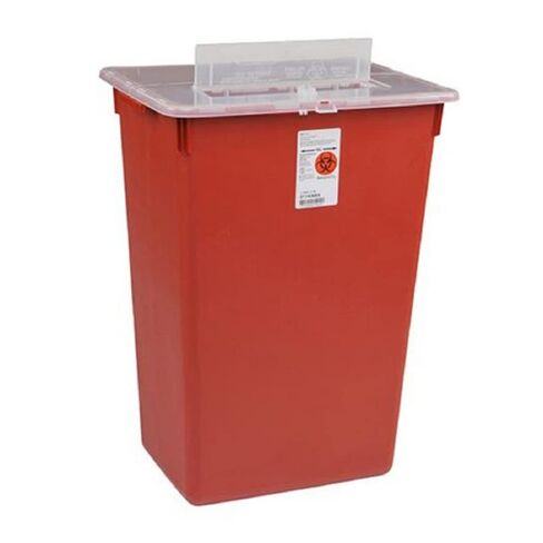 حاوية الأدوات الحادة، قطعة واحدة من Sharps-A-Gator مقاس 15-1/2 ارتفاع × 21-1/2 عرض × 12 عمق، غطاء دخول رأسي أحمر سعة 10 جالون، 31143665 - تباع بواسطة: حزمة من قطعة واحدة in Saudi Arabia