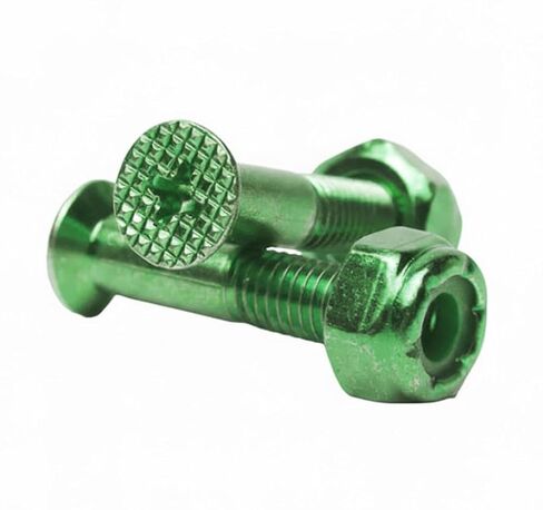 مجموعة أدوات لوح التزلج سكرو سيتي - 8 مسامير و8 صواميل - GEMS Emerald Green Phillips 1 بوصة in Kuwait
