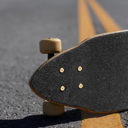 Longboard Skateboard Riser Pads, 1/8 Rubber Skateboard Risers for Preventing Wheelbite and Absorbing Impact Shock Skateboards Shock Mat with Mounting Screws and Nuts(Snow Black) in Saudi Arabia