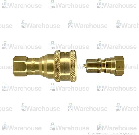 طقم قطع هيدروليكي سريع أصلي من سلسلة Dixon H-Series 3/8 بوصة ISO-B - (1 قيراط) 3HF3-B | (1 قيراط) H3F3-B | (2 قيراط) 3HDP-H3DC - نحاس | أنثى NPTF QDC | ضغط عمل 3000 رطل لكل بوصة مربعة (3/8 بوصة × 3/8 بوصة FNPTF) in Kuwait