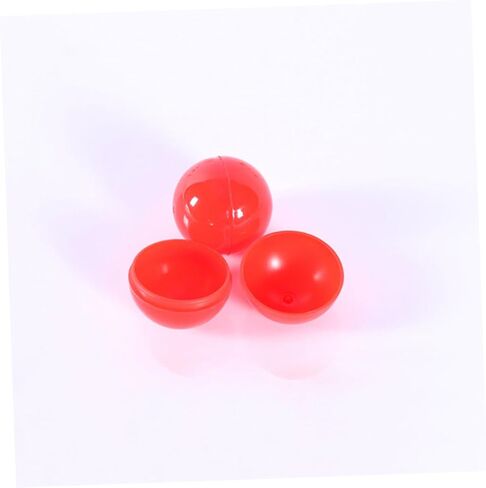 Toyvian 100pcs Red Openable Lottery Balls PVC Reusable Sphere Game Props for Raffle Drawings Party Activities Indoor Entertainment in Kuwait
