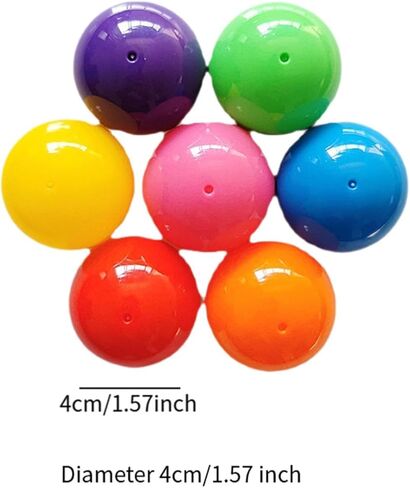 Bingo Balls Raffle Balls 95-100 Pcs, 4cm (1.6 inch) Universal Tally Lottery Balls for Parties, Events, Home & Camping in Saudi Arabia