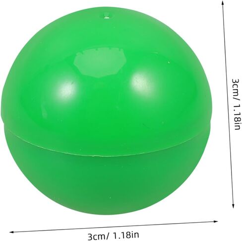 50pcs Green Openable Lottery Balls PVC Raffle Drawing Balls for Party Games Event Props Reusable Game Supplies with Bright Color in Saudi Arabia