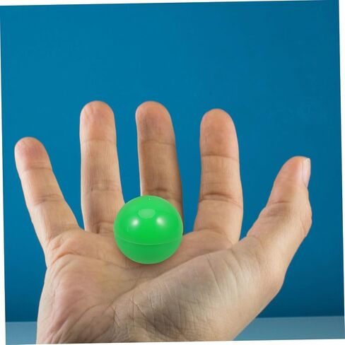 50pcs Green Openable Lottery Balls PVC Raffle Drawing Balls for Party Games Event Props Reusable Game Supplies with Bright Color in Saudi Arabia