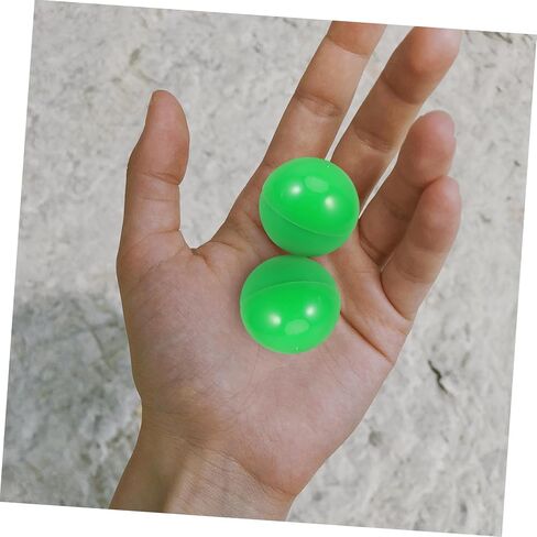 50pcs Green Openable Lottery Balls PVC Raffle Drawing Balls for Party Games Event Props Reusable Game Supplies with Bright Color in Saudi Arabia