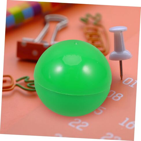50pcs Green Openable Lottery Balls PVC Raffle Drawing Balls for Party Games Event Props Reusable Game Supplies with Bright Color in Saudi Arabia