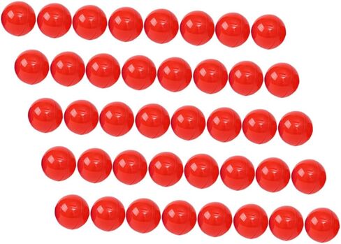 100pcs Openable Lottery Balls for Raffle Drawings Party Game Supplies Bright Red Entertainment Balls with Surprise for Family and Friends in Saudi Arabia