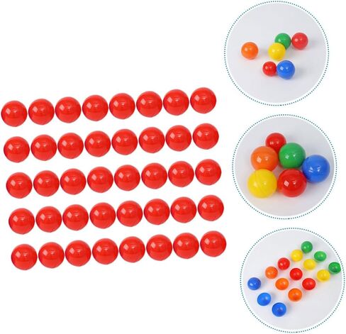 100pcs Openable Lottery Balls for Raffle Drawings Party Game Supplies Bright Red Entertainment Balls with Surprise for Family and Friends in Saudi Arabia