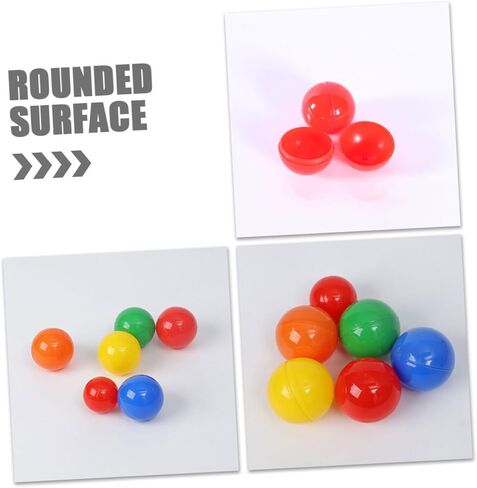 100pcs Openable Lottery Balls for Raffle Drawings Party Game Supplies Bright Red Entertainment Balls with Surprise for Family and Friends in Saudi Arabia