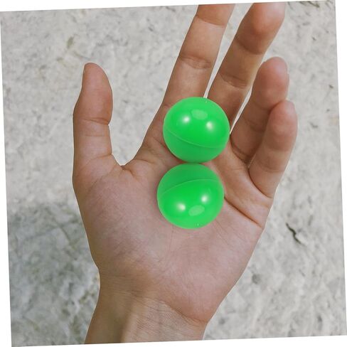 50 قطعة من كرات اليانصيب البلاستيكية الخضراء القابلة للفتح لمستلزمات الحفلات، دعائم لعبة رسم السحب، مادة بولي كلوريد الفينيل خفيفة الوزن للمناسبات العائلية والأنشطة الترفيهية in Kuwait