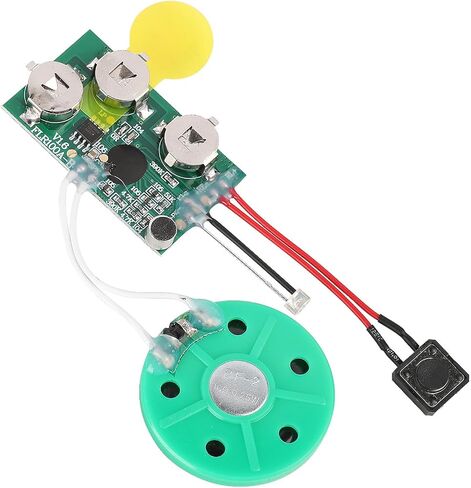 FOSA 60 Seconds Recordable Voice Sound Chip, Recordable Sound Module for DIY Greeting Cards, with Light Activation & Replaceable Battery in Kuwait