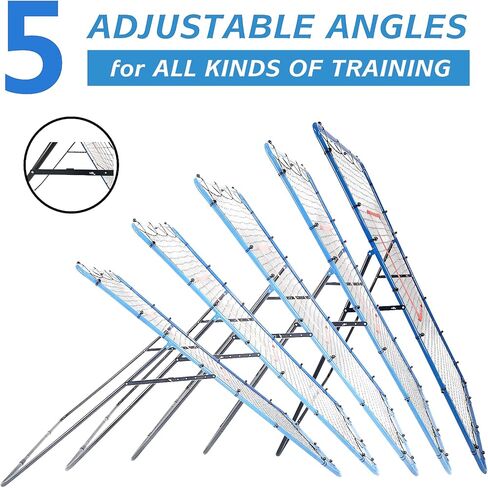 Volleyball Rebounder Net,7x4FT Bounce Back Training Equipment with 5 Adjustable Angles, Volleyball Practice Net for Bumping & Spiking, Lacrosse Baseball Soccer Trainer for Backyard in Kuwait