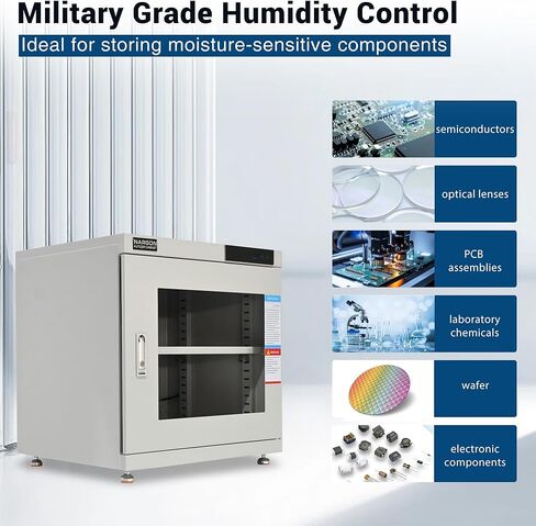 NARGON 1-20% RH 140L الخزانة الجافة الإلكترونية، خزانة المجفف ESD لتخزين العدسات البصرية، تجميعات РСВ، الرقاقة، المكونات الإلكترونية، أشباه الموصلات، المواد الكيميائية المخبرية، الموديل NMC141C in Kuwait
