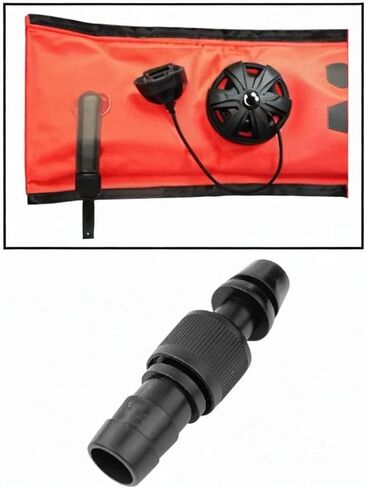 Diving Float Valve Mouthpiece Replacement for SMB Marker Buoy - PP Material, Compact .7x6cm (0.67x2.36 inch) in Saudi Arabia
