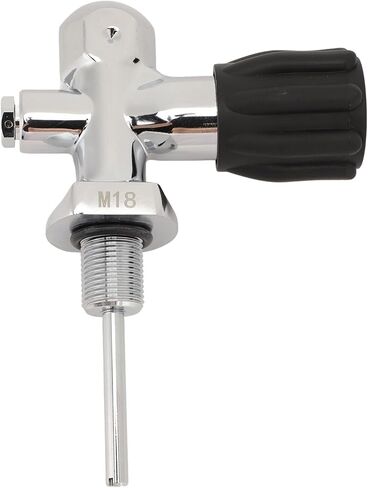 SUNGOOYUE Diving Cylinder Valve, Chrome Plated Brass DIN Yoke Dual Use 250 Bar, with Wrench and Safety Pressure Relief Port, for Diving Snorkeling in Saudi Arabia