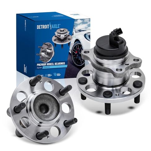 Detroit Axle - 2 Front Wheel Bearing Hubs for 2002-2008 Dodge Ram 1500 [5 Lug] 2003 2004 2005 2006 2007 Wheel Bearing and Hub Assembly Set Replacement, Pair Hubs in Saudi Arabia